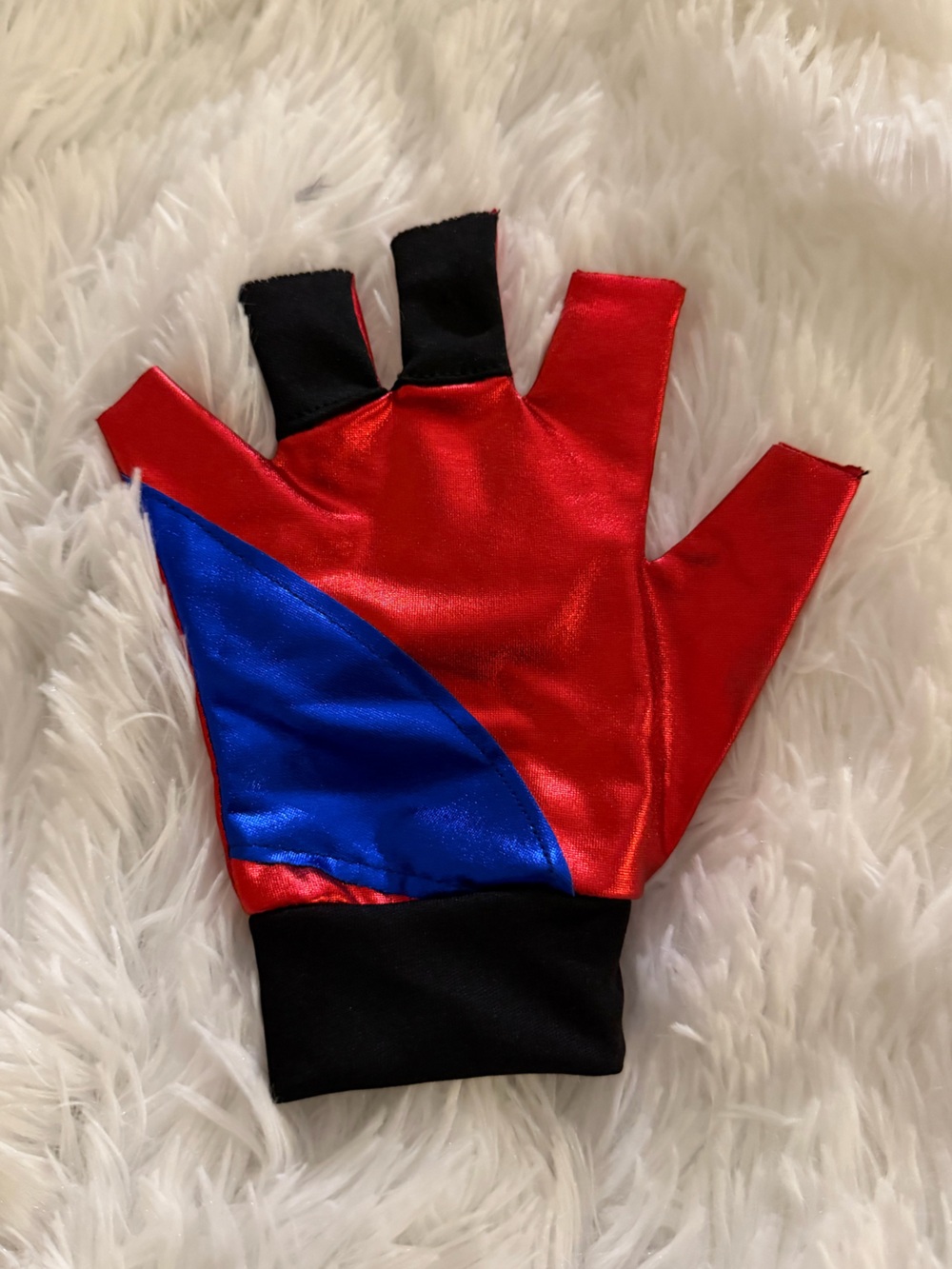 Harley Queen Red and Blue Glove